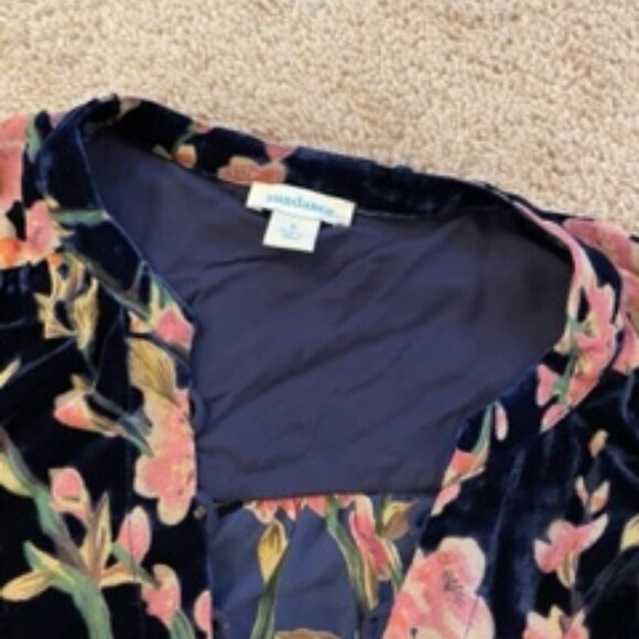 Sundance Burnout Velvet Top size Small - Picture 2 of 4